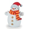 Papo -Figurine Peinte A La Main -Monde Enchanté -Bonhomme de Neige au Bonnet -39158-Pour Enfants- A Partir de 3 Ans