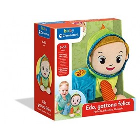 Clementoni edo gattona e canta peluche interattivo parlante canzoncine e filastrocche