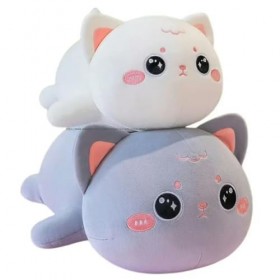 Mignon Géant Doux Chat en Peluche Oreiller Canapé Coussin Kawaii Peluche Jouet en Peluche Bande Dessinée Animal Poupée Mignon