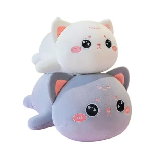 Mignon Géant Doux Chat en Peluche Oreiller Canapé Coussin Kawaii Peluche Jouet en Peluche Bande Dessinée Animal Poupée Mignon