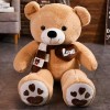 Embrasser Haute Qualité Ours en Peluche Animal Ours en Peluche Poupée Oreiller Enfants Anniversaire Cadeaux De Noël 80cm 12