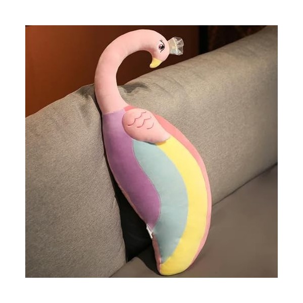 Mignon Paon Poupée Kawaii Paon en Peluche Jouet en Peluche Oiseau Animal Coussin Noël Cadeau D’Anniversaire Fille Enfant 80cM