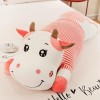 Dessin Animé Vache en Peluche Jouet Vache en Peluche Animal Poupée Oreiller Doux Décoration D’intérieur Cadeau Anniversaire C