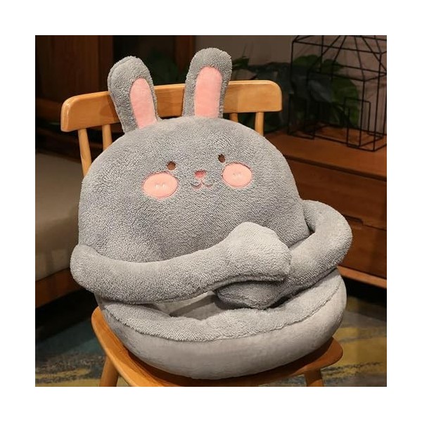 PaMut Mignon Dessin animé Animal Peluche Oreiller Coussin de siège Peluche Lapin poupée Jouet canapé Tapis de Sol décor à la 