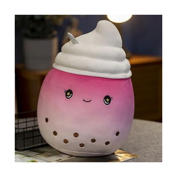 SaruEL Mignon Crème Glacée Thé en Peluche Jouet Lait Thé en Peluche Poupée Bulle Fruit Tasse À Thé Oreiller Enfants Fille Cad