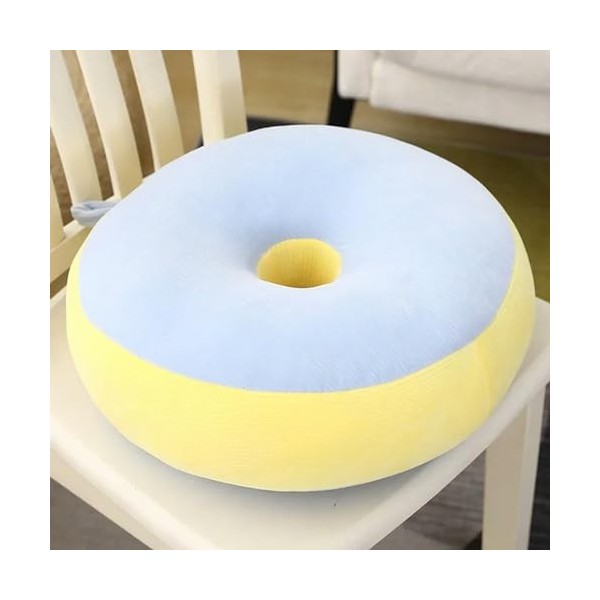 LfrAnk Coussins en Peluche colorés de Haute qualité Rond Macaron Jouets en Peluche Oreiller poupée en Peluche Filles décorati