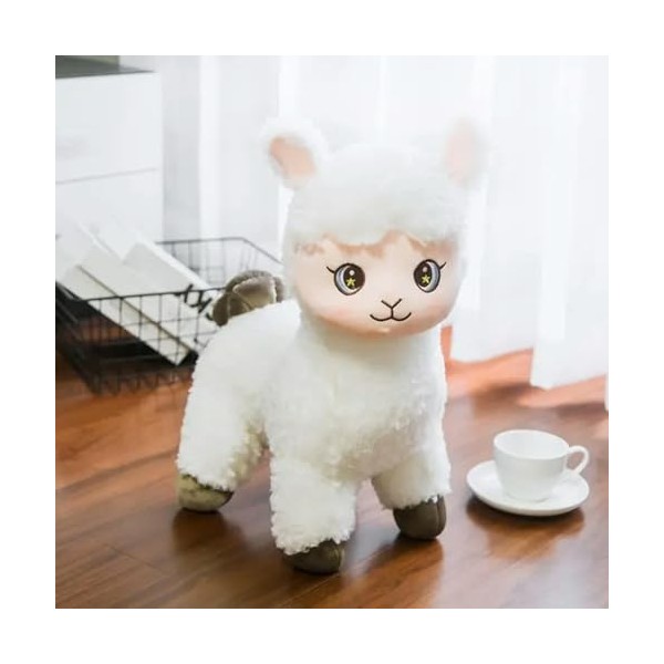 PaMut Mignon Jouet en Laine Douce Animal en Peluche Animal Mouton Animal poupée Enfant Cadeau d’Anniversaire 50cm 3