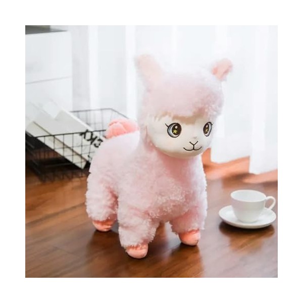 PaMut Mignon Jouet en Laine Douce Animal en Peluche Animal Mouton Animal poupée Enfant Cadeau d’Anniversaire 50cm 3