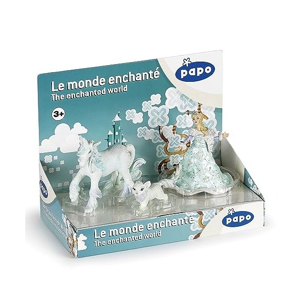 Papo -Figurine Peinte A La Main -Monde Enchanté -Bonhomme de Neige au Bonnet -39158-Pour Enfants- A Partir de 3 Ans