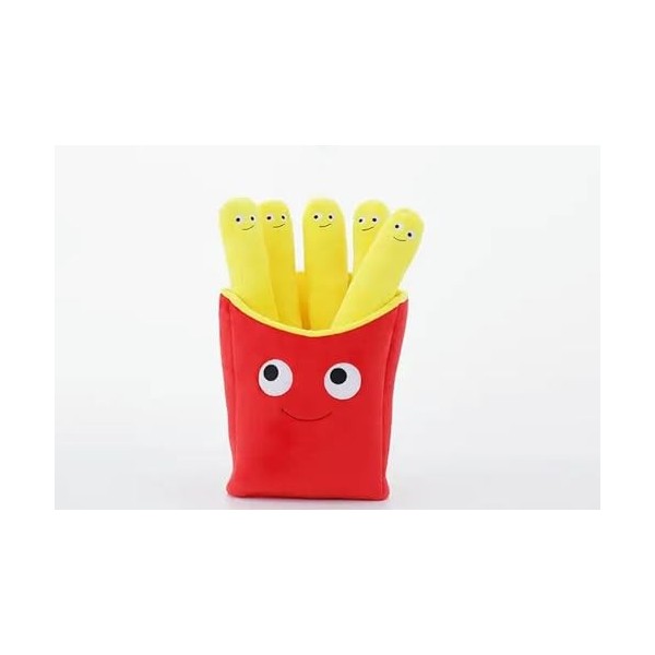 SaruEL Frites, oreillers, Pizza, Peluches, poupées pour Enfants, Cadeaux d’Anniversaire, Jouets pour Enfants, Coussins, oreil