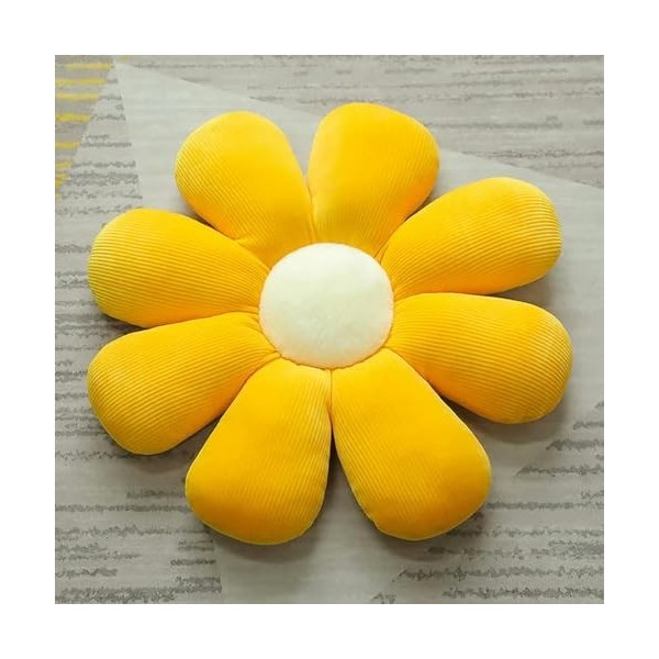 LfrAnk Coussins de Plantes en Peluche tournesols réalistes, Coussins de siège Fleur de Cerisier, chaises Marguerite, Coussins
