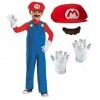 Disguise Nintendo Déguisement Mario Enfant, Déguisement Halloween Enfant Taille XS 2-4 ans 