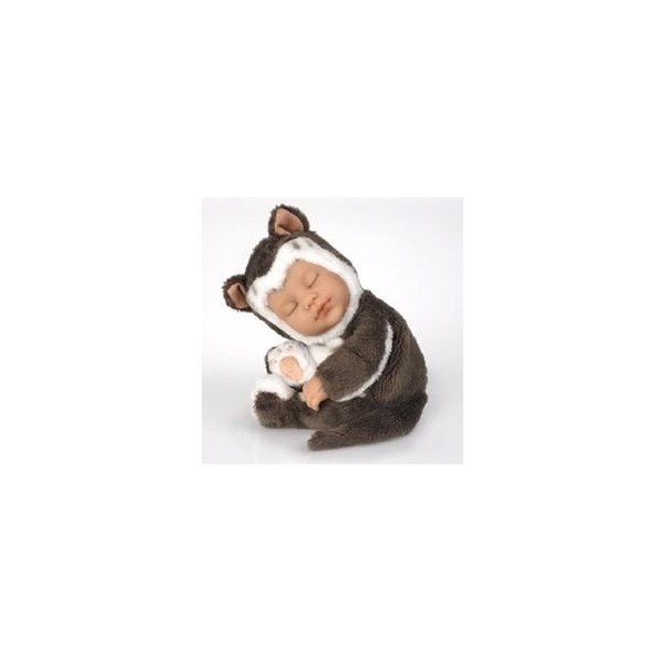 Anne Geddes 9 inch Baby Kitten Doll - Bean Filled Soft Body Collection