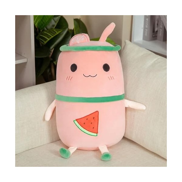 Kawaii Fruit Lait Thé Oreiller Jouets en Peluche Avocat Pastèque Fraise Orange Peluche Jouets Enfants Jouets Anniversaire Cad