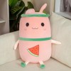Kawaii Fruit Lait Thé Oreiller Jouets en Peluche Avocat Pastèque Fraise Orange Peluche Jouets Enfants Jouets Anniversaire Cad