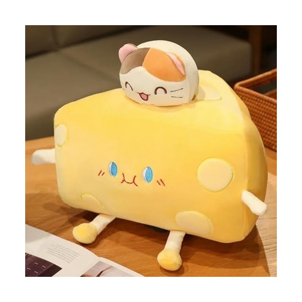GagaLu Créatif Drôle Mignon Peluche Nourriture Dessin Animé Fromage Animal Poupée Coussin Rembourré Enfants Oreiller Cadeau D