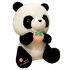 SaruEL Kawaii Peluche Panda Jouets Mignon Coussin Panda Fraise en Peluche Animal Ours Beau Cadeau D’Anniversaire pour Enfants