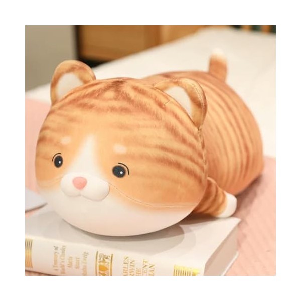 SaruEL Chat Poupée Doux Canapé Matelas Jouet Enfants Oiseau Cadeau Poupée Mignon Chat en Peluche Oreiller Anniversaire Cadeau