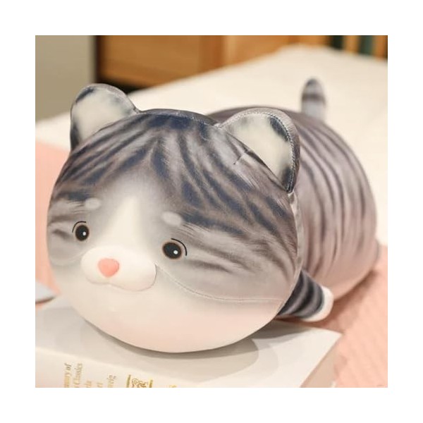 SaruEL Chat Poupée Doux Canapé Matelas Jouet Enfants Oiseau Cadeau Poupée Mignon Chat en Peluche Oreiller Anniversaire Cadeau