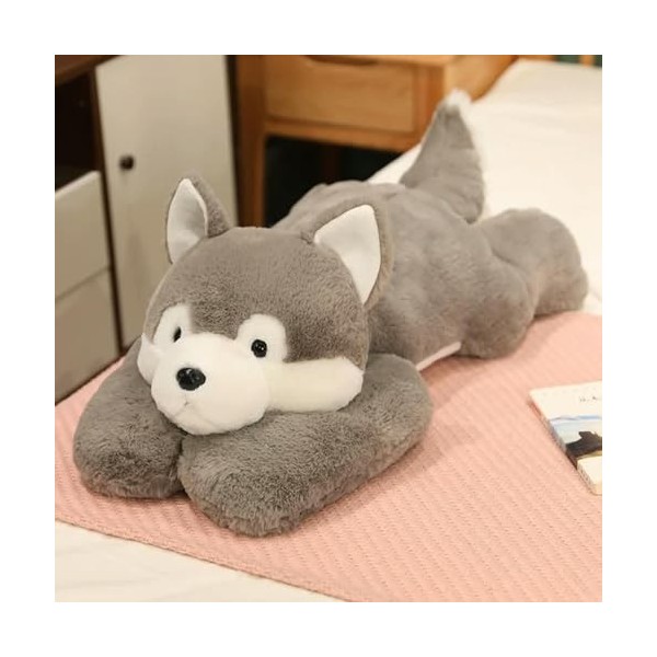 SaruEL Super Doux Dinosaure Oreillers Poupées Animaux Cochon Ours Husky Chien en Peluche Oreiller Dessin Animé Lit Canapé Cou
