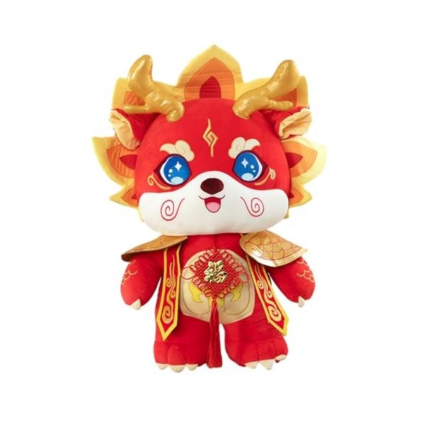 Perfeclan Figurine en Peluche du Nouvel an Chinois, poupée en Peluche, décoration, Ornement Fait à la Main, Jouet Animal en P
