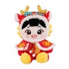 Perfeclan Figurine en Peluche du Nouvel an Chinois, poupée en Peluche, décoration, Ornement Fait à la Main, Jouet Animal en P