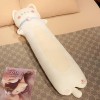 GagaLu Mignon Chat Long Oreiller en Peluche Jouet lit Sieste Oreiller Dessin animé Chaton en Peluche décoration de la Maison 