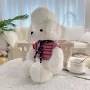 EacTEL Caniche Mignon Jouets en Peluche Kawaii Doux Chiot Chien en Peluche Poupée Doudou Coussin Canapé Décoration Cadeaux De