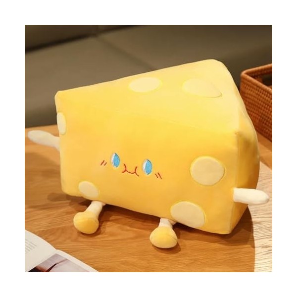 GagaLu Creative Fun Mignon Peluche Nourriture Dessin Animé Fromage avec Animal Poupée Coussins Rembourrés Enfants Oreiller Ca