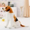 KiLoom Géant Beagle Chien Jouet Réaliste en Peluche Animaux Chien en Peluche Jouets Cadeau pour Enfants Décoration D’intérieu