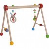 Eichhorn-Gym-100017034 Beech Baby Gym, Motif Lapin, avec Fonction de Jeu et de préhension, 45 x 51, FSC 100%, Bois de hêtre, 