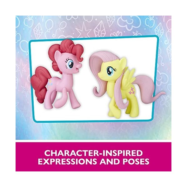 My Little Pony Toys Meet The Mane Collection 6 poneys exclusivité Amazon 