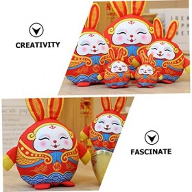 ibasenice 3 Pièces 2023 Poupée Lapin en Peluche Animaux en Peluche Lapin en Peluche Poupée De Lapin en Peluche en Peluche Jou