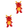 ibasenice 2 Pièces Jouet en Peluche Dragon Animal en Peluche en Peluche Dragon Jouets danimaux en Peluche Peluches Animales 