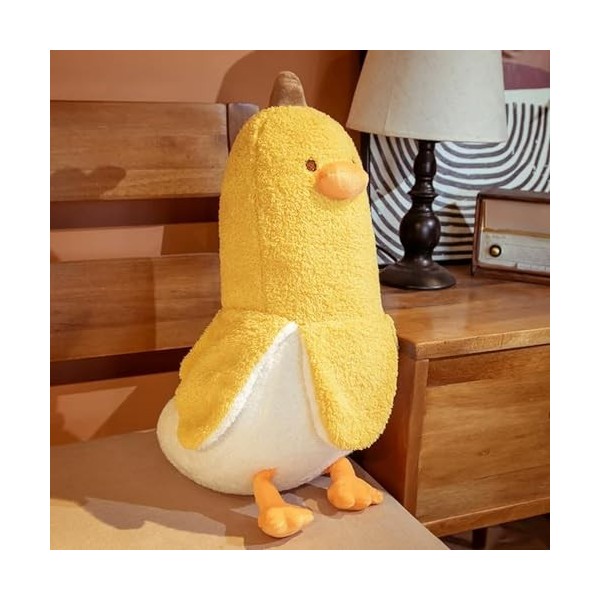Mignon Kawaii Créatif Banane avec Canard Amis en Peluche Lit Oreiller Enfants Cadeau Enfants Anniversaire Jouets Cadeaux De N