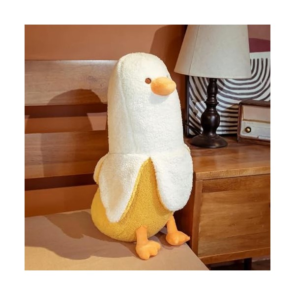 Mignon Kawaii Créatif Banane avec Canard Amis en Peluche Lit Oreiller Enfants Cadeau Enfants Anniversaire Jouets Cadeaux De N