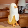 Mignon Kawaii Créatif Banane avec Canard Amis en Peluche Lit Oreiller Enfants Cadeau Enfants Anniversaire Jouets Cadeaux De N