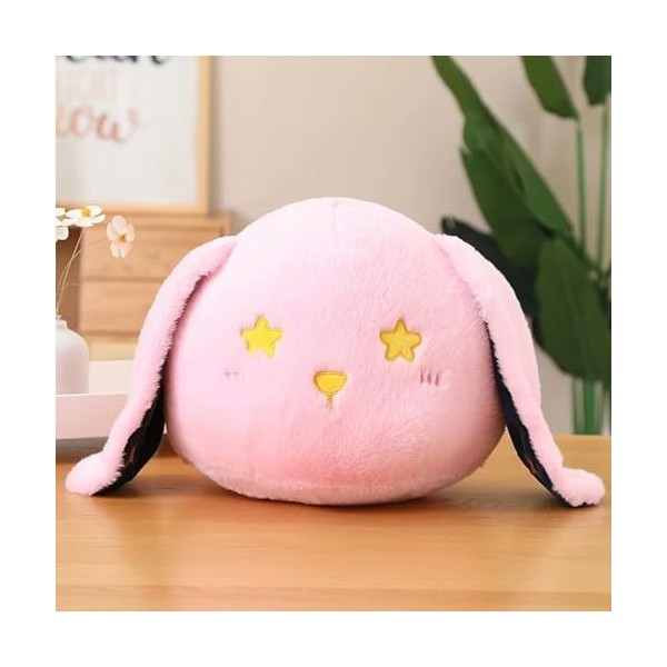 GagaLu Étoile tête de Lapin Boule en Peluche Long Lobe d’Oreille Jouet Coussin de siège Dossier Animal Enfants Cadeau Enfants