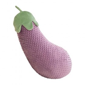 Dessin Animé Doux Mignon Aubergine en Peluche Jouets Mignon en Peluche Coussin Poupée pour Fille Garçon Anniversaire Noël Cad