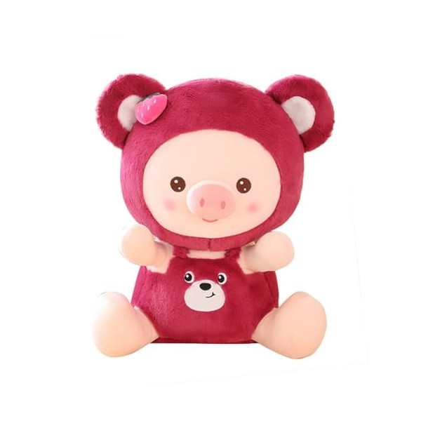 LICHENGTAI Cochon en Peluche Jouets potelés, 60 cm, Dessin animé Mignon Cochon en Peluche, poupée Douce en Peluche, poupées e