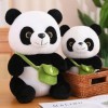 PaMut Mignon Panda Peluche Jouet Kawaii Panda Animal Dessin animé Peluche Oreiller Mignon Maison décoration de lit Fille Cade