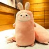LfrAnk Peluche Douce et Mignonne Lapin Lapin Mignon Sieste Oreiller Lapin Peluche Jouet d’Anniversaire Cadeau de Noël 75cm 3