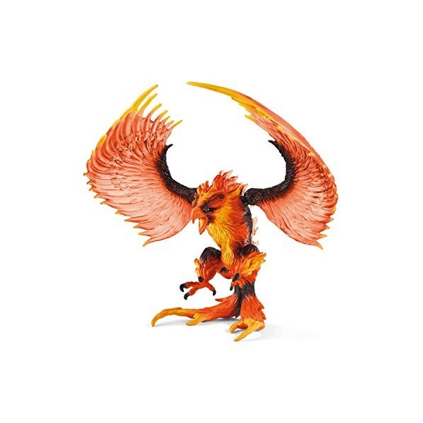 schleich 42511 L’aigle de feu, pour enfants de 7-12 ans, ELDRADOR® CREATURES - Figurine de jeux