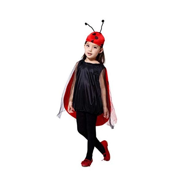 Costume de coccinelle pour enfants costumes dhalloween carnaval taille s 95110 cm idée cadeau pour les fêtes ladybug cosplay
