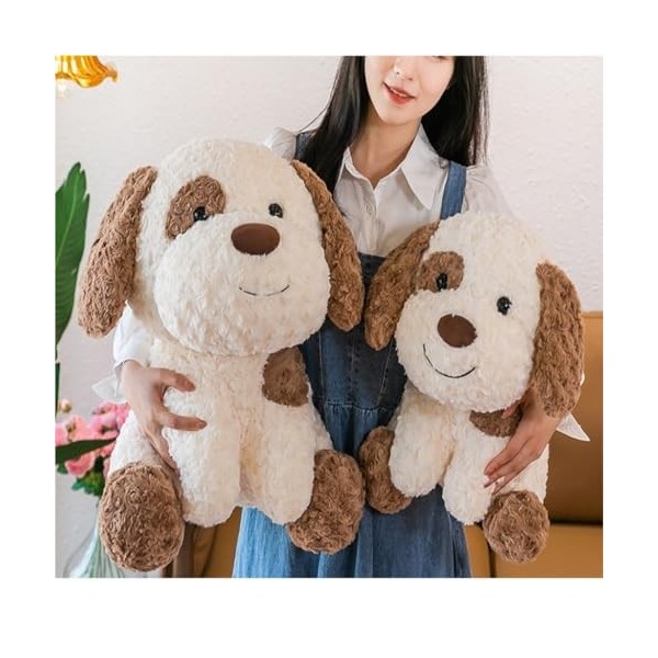 VOTIVA Jouets en Peluche Poupée en Peluche Dalmate Mignonne, Oreiller for Chien Couché Mignon, Poupée Endormie for Enfants, C