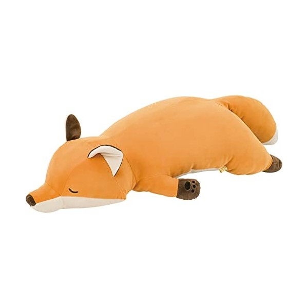 NEMU NEMU Peluche - Konta le Renard - Coussin à câliner - Ultra doux - Taille L - 53 cm