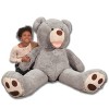 Peluche Nounours Géant 100 cm à 340 cm 5 Couleurs Disponibles Beige - Gris - Marron - Blanc - Rose Nounours Immense Cadea