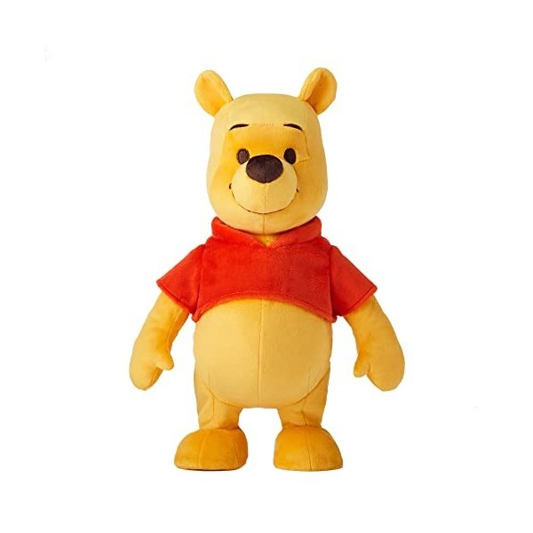 Mattel Disney Winnie l’Ourson Peluche à l’effigie Winnie 30,5 cm , jouet en tissu qui chante et marche, à collectionner, Jou