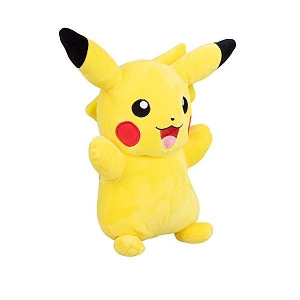 Pokemon- Peluche Pikachu 30 cm, 95251, Jaune