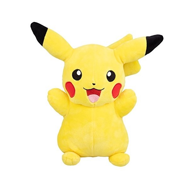 Pokemon- Peluche Pikachu 30 cm, 95251, Jaune